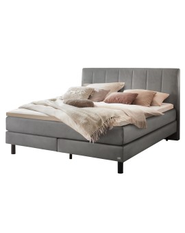 Teaser Foto HASNEA Boxspringbet Donna steel Metallfüße schwarz 200x200