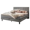 HASENA Boxspringbett Donna steel Metallfüße schwarz 160x200