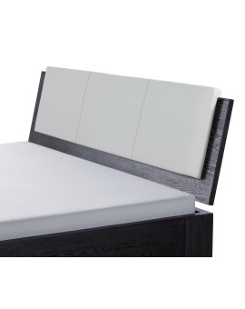 Teaser Foto Retourenrückläufer - Hasena Kopfteilpolster Ravo 372 blanc Kunstleder 160 cm