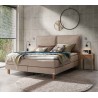 HASENA Boxspringbett Bonita mit Kissen sand Holz Eiche bright 140x200