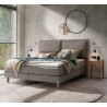 HASENA Boxspringbett Bonita mit Kissen grey Holz Eiche bright 200x200