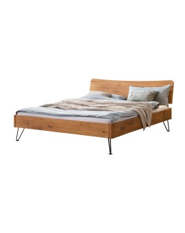 Teaser Foto HASENA Lounge Designbett Locarno Wildeiche natur 140x220