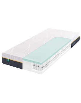 Teaser Foto fan Lunora Fresh T 2 Liegehärten in 1 Taschenfederkernmatratze 22 cm