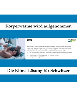 Teaser Foto FRANKENSTOLZ Klima KS 7-Zonen Komfortschaummatratze für Schwitzer