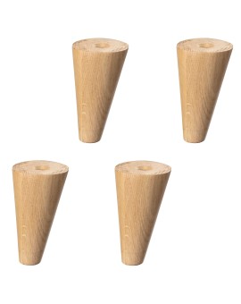 Teaser Foto HASENA Füße Bonora 10 Eiche bright für Kommoden & Nachttische 4er Set