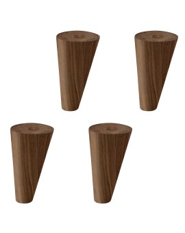 Teaser Foto HASENA Füße Bonora 10 Nussbaum für Kommoden & Nachttische 4er Set