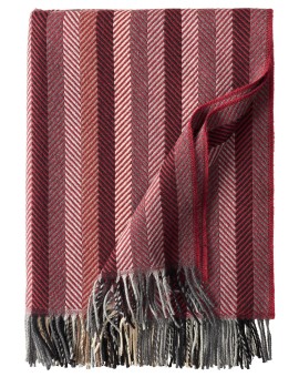 Produktabbildung EAGLE PRODUCTS Merino-Schurwoll Plaid Miami bordo 140x195