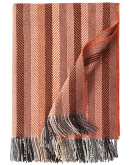 Produktabbildung EAGLE PRODUCTS Merino-Schurwoll Plaid Miami rost 140x195