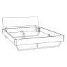 HASENA Lounge Schwebebett Tresali 25 Wildeiche natur 160x220