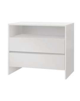 Produktabbildung HASENA Kommode Sideboard Ina 2 Schubladen und Fach weiß deckend (10)