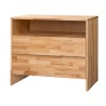 HASENA Kommode Sideboard Ina 2 Schubladen und Fach Kernbuche (80)