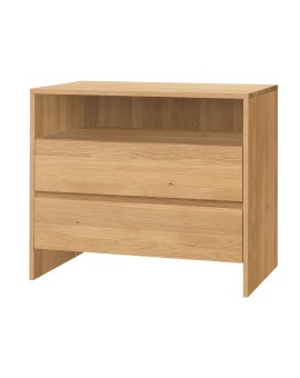 Produktabbildung HASENA Kommode Sideboard Ina 2 Schubladen und Fach Eiche bright (74)