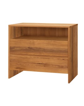 Produktabbildung HASENA Kommode Sideboard Ina 2 Schubladen und Fach Wildeiche (99)