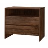 HASENA Kommode Sideboard Ina 2 Schubladen und Fach Nussbaum (82)
