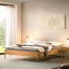 HASENA Lounge Bett Platzsparbett Pieve Wildeiche natur