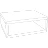 HASENA Oak Bianco Schwebenachttisch Kai Eiche bright (74)