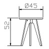 HASENA Oak Bianco Circo 52 Eiche Nachttisch Eiche bright (74)