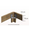 HASENA Oak Bianco Bettrahmen Modul 18 Eiche bright (74)