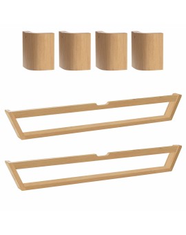 Produktabbildung HASENA Oak Bianco Füße Kufen Skido Eiche bright (74), Modul 18