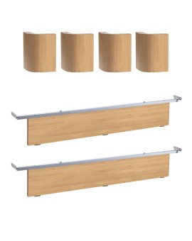 Produktabbildung HASENA Oak Bianco Füße Eviron Eiche bright (74), Modul 18