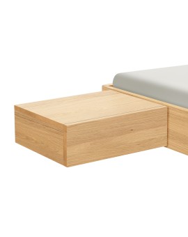 Produktabbildung HASENA Oak Bianco Caja Eiche Nachttisch schwebend Eiche bright (74)