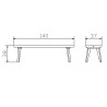 HASENA Oak Bianco Sitzbank Sola Eiche bright (74)