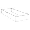 HASENA Oak Bianco Practico-Ron Box Bettkasten Eiche bright (74), Modul 18
