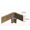 HASENA Oak Bianco Schwebebett Moreno Metallkufen Eiche bright (74)