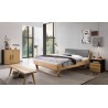 HASENA Oak Bianco Kufenbett Varus mit Polster Eiche bright (74)