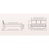 HASENA Oak Bianco Kufenbett Varus mit Polster Eiche bright (74)