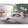 HASENA Oak Bianco Stauraumbett Practico weiß Eiche bright (74)