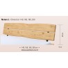 HASENA Oak Wild Kopfteil Naturo L