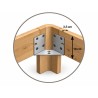 HASENA Oak Bianco Kufenbett Varus mit Polster Eiche bright (74)