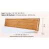 HASENA Oak Wild Kopfteil Luna mit Beleuchtungsoption