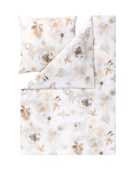 Produktabbildung ESTELLA Kuschelflanell Bettwäsche Winter Leaves 135x200