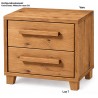 HASENA Oak Wild Füße Loa 7 für Nachttische und Kommoden
