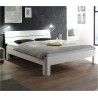 HASENA Fine Line Bett Syma 18 Füße Ronda Buche weiß deckend 120x200, 