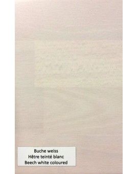 HASENA Wood Line Dupla Nachttisch 2 Schubladen Buche weiß