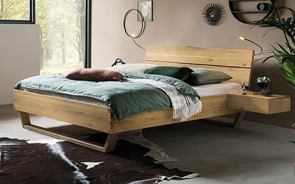 Hasena Naturo Line Wildeiche Bettenkonfigurator iodormo Schlaf Raum Design