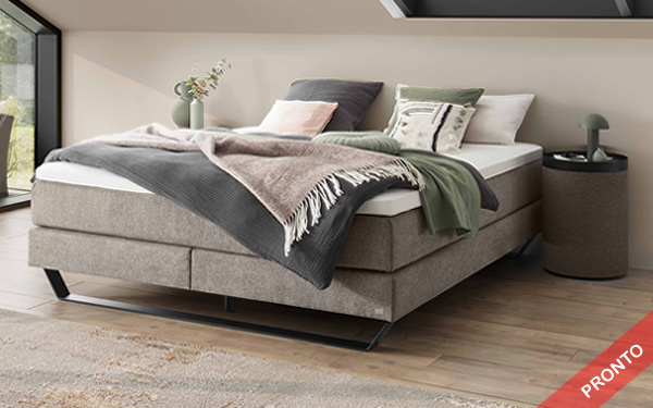 Hasena Julieta Grey Boxspring Pronto – iodormo