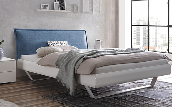 Hasena Top Line Bett weiß Bettenkonfigurator iodormo Schlaf Raum Design